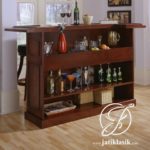 Meja Mini Bar Minimalis Kayu Jati