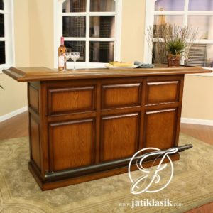 Meja Mini Bar Jati Minimalis Modern
