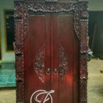 Pintu Gebyok Ukir Simple Kayu Jati Terbaru