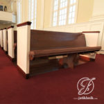 Bangku Gereja Kayu Minimalis Cat Putih Mewah