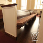 Bangku Gereja Kayu Minimalis Cat Putih Mewah