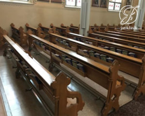 Bangku Gereja Klasik Mewah Minimalis Kayu Jati
