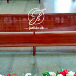 Bangku Kursi Gereja Minimalis Kayu Jati Polos