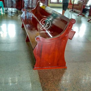 Bangku Kursi Gereja Minimalis Kayu Jati Polos