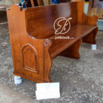 Bangku Kursi Gereja Protestan Kayu Jati