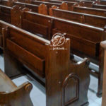 Bangku Kursi Gereja Protestan Kayu Jati