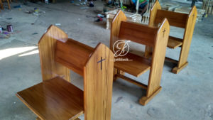Kursi Gereja Katolik Minimalis Sederhana Kayu Jati