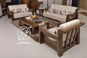 Kursi Tamu Minimalis Modern Jati Jepara v.1
