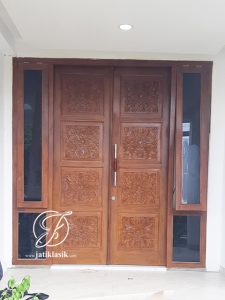 Kusen Pintu Ukir Rumah Minimalis Modern