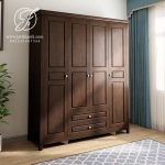 Lemari Jati Minimalis 4 Pintu