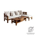 Kursi Tamu Jati Modern Finishing Rustic Vintage