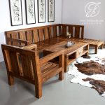 Kursi Tamu Jati Modern Finishing Rustic Vintage