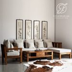 Kursi Tamu Jati Modern Finishing Rustic Vintage