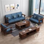 Kursi Tamu Jati Elegan Minimalis Modern