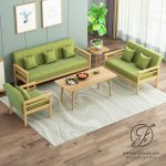 Kursi Tamu Kantor Minimalis Jati Solid