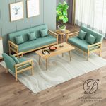 Kursi Tamu Kantor Minimalis Jati Solid