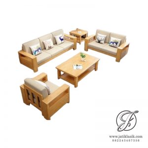 Kursi Tamu Kayu Solid Minimalis Sederhana 321