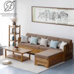 Kursi Tamu Minimalis Sudut 221 Fabric Sofa L