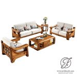 Kursi Tamu Minimalis Tanduk Kayu Jati