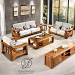 Kursi Tamu Minimalis Tanduk Kayu Jati
