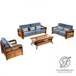 Kursi Tamu Sederhana Sofa Fabric Minimalis 123