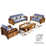 Kursi Tamu Sederhana Sofa Fabric Minimalis 321