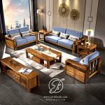 Kursi Tamu Sederhana Sofa Fabric Minimalis 321