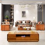 Kursi Tamu Simpel Kayu Jati Sofa Bludru