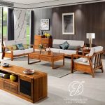 Kursi Tamu Skandinavian Minimalis Jati Jepara