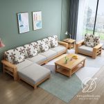 Kursi Tamu Sudut L Minimalis Jati Mewah