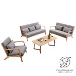 Kursi Tamu Vila Minimalis Jati Solid