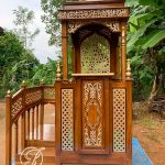 Mimbar Masjid Minimalis Modern Jati Mewah