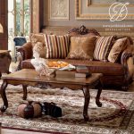 Sofa Tamu Jati Ukir Klasik Mewah Angelina