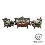 Sofa Tamu Jati Ukir Modern Eropa Malta